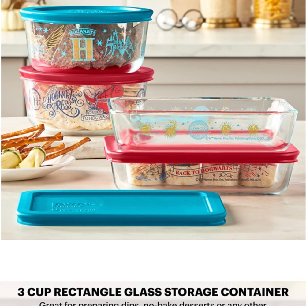 New Harry Potter Pyrex Set